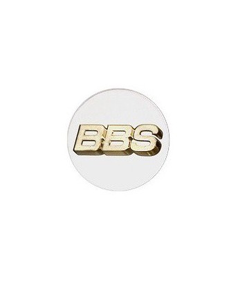 Logo BBS 3D hypersilver/or x 4