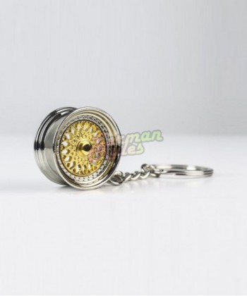 Porte clé BBS RS gold