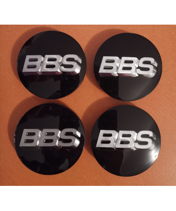 Caps BBS 70,6 3D Noir/Chrome