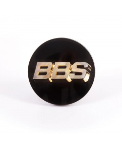 Logo BBS 3D noir/or x 4