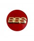 Logo BBS 70,6 3D rouge/or x 4
